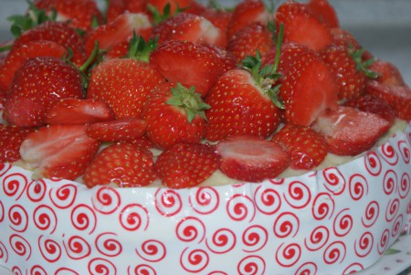 aardbeien taart 2013